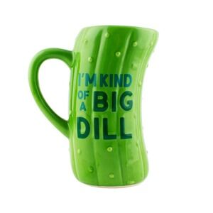 BigMouth Inc Big Dill Coffee Mug 22oz Green Pickle Ceramic Novelty 22-BMU-4025